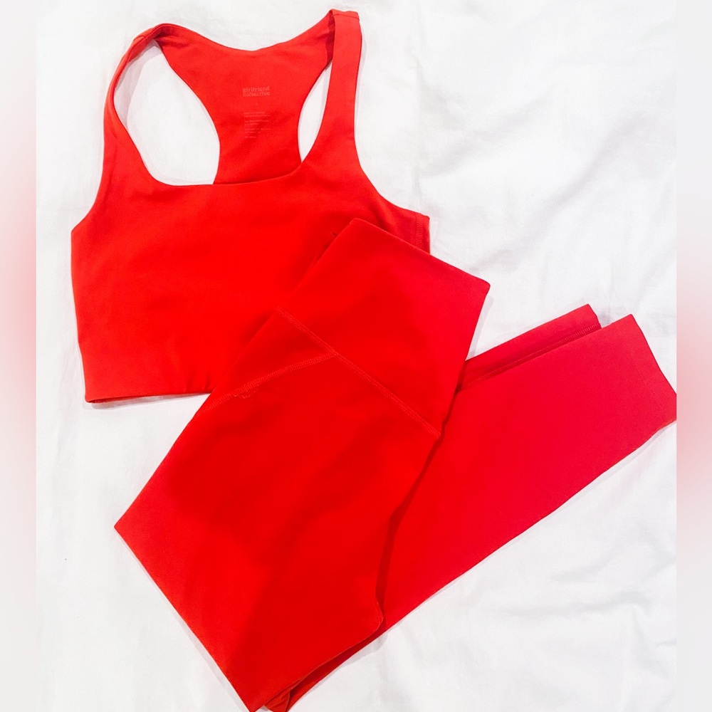 Girlfriend collective yoga set!